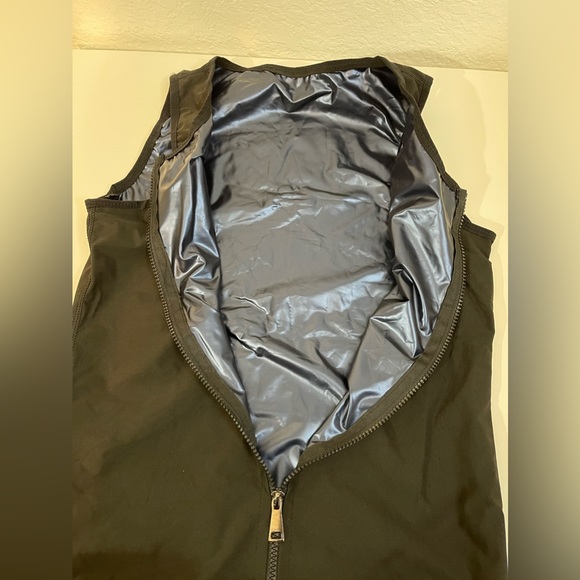 Mens Black Sweat Sauna Vest Heat Trapping Sweat Tank Top SZ: Medium - Picture 4 of 7
